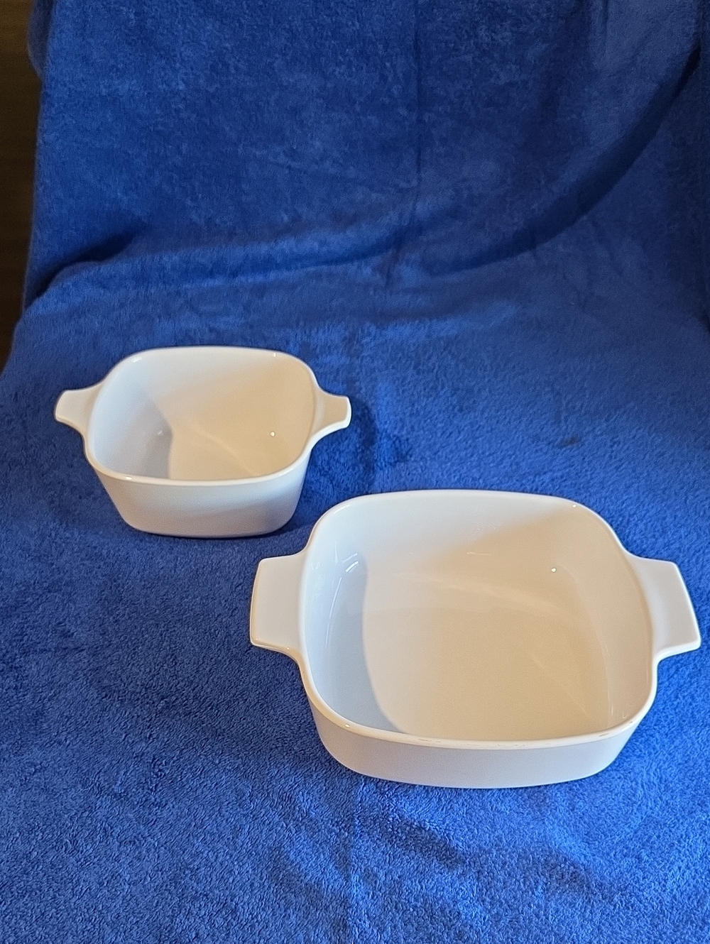 Just White Corning Ware Casserole Dishes